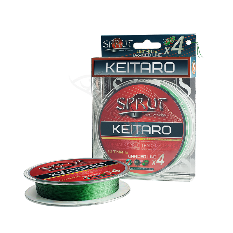 Шнур Sprut KEITARO Ultimate Braided Line x4 Dark Green0,14mm