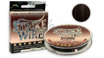 Шнур Strike Wire Extreme, 0,32mm/25kg -135m - mossgreen (темно-зеленый)