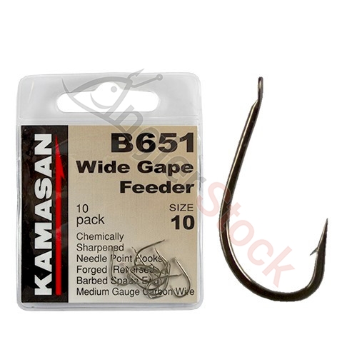 Крючки Kamasan B651-10 Wide Gape Feeder