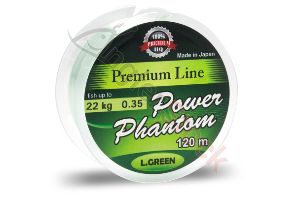 Леска Power Phantom GREEN 0.18 мм., Светло-зеленый