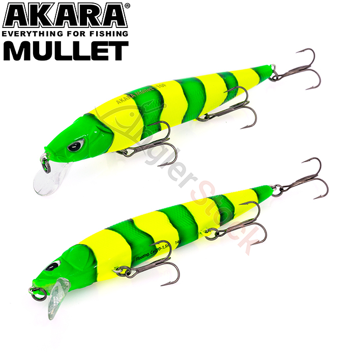 Воблер Akara Mullet 110F 14 г. 110мм, цвет A69