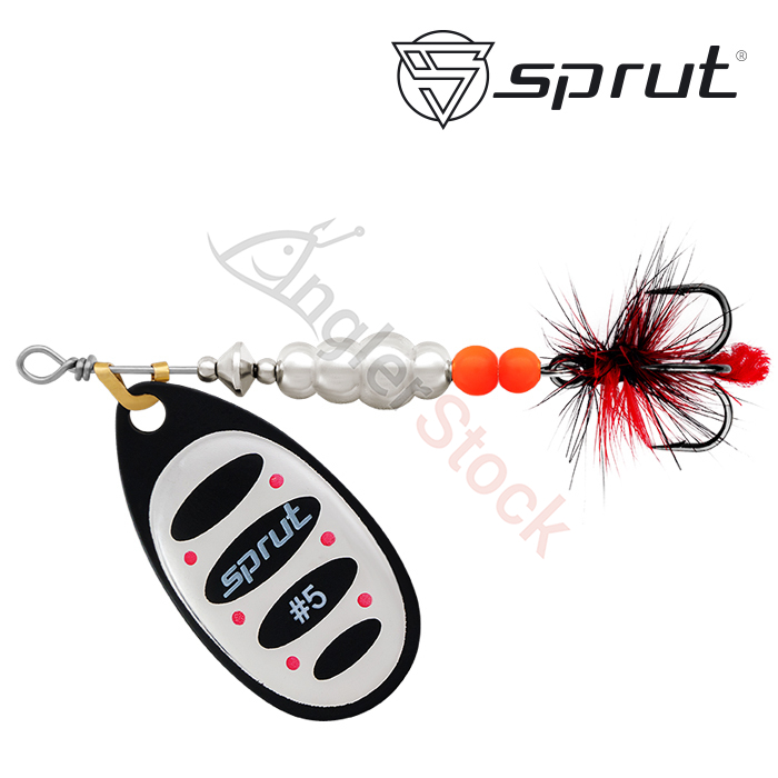 Блесна Вращающаяся Sprut Alba Ball System Spinner #5 (19g/BKS)