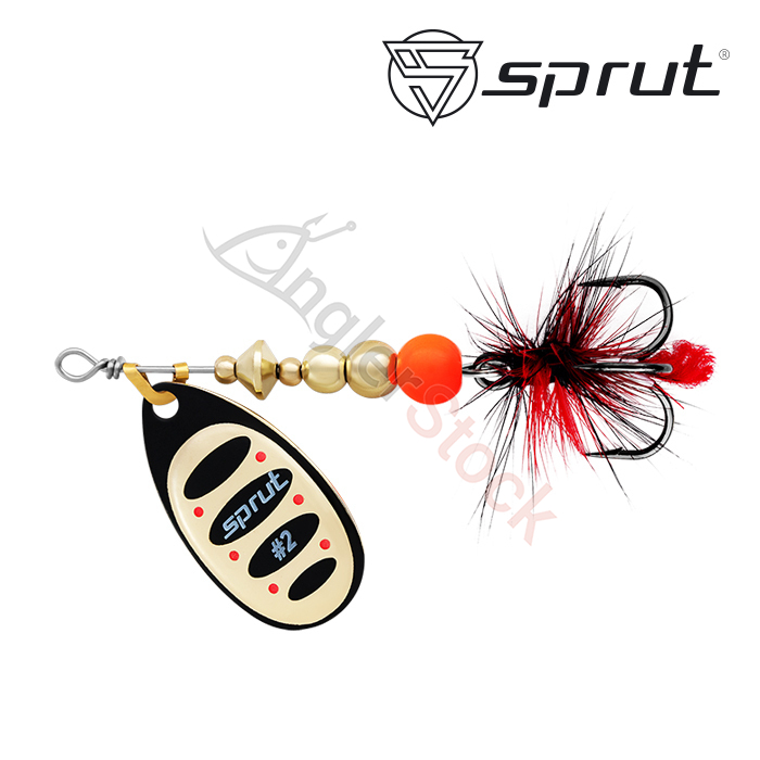 Блесна Вращающаяся Sprut Alba Ball System Spinner #3 (7g/BKG)