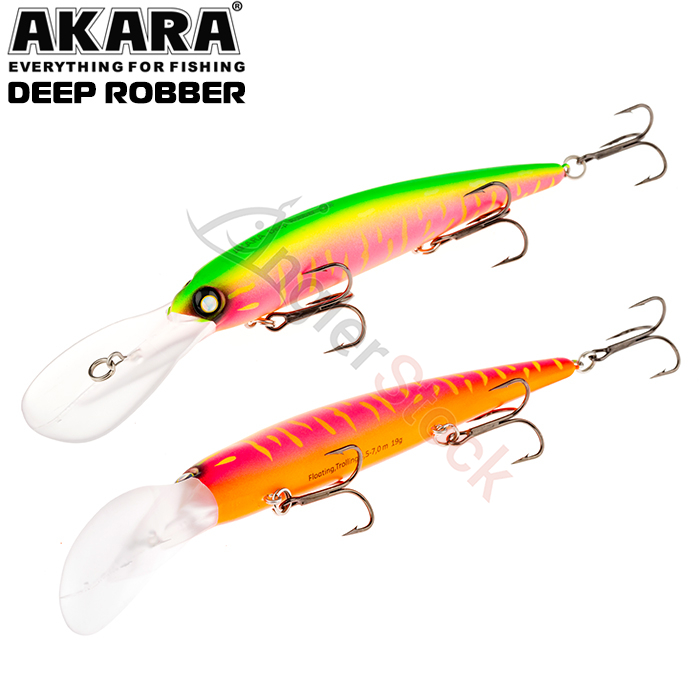 Воблер Akara Deep Robber 120F 19 г. 120мм, цвет A207