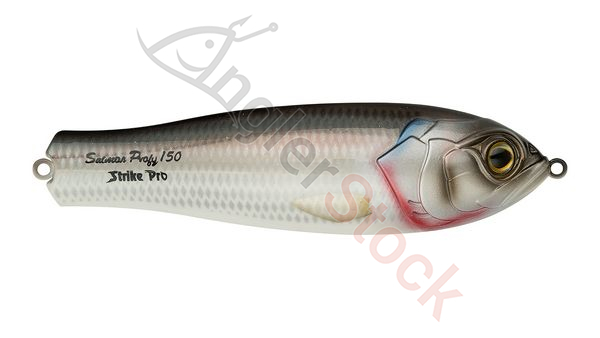 Блесна колеблющаяся Strike Pro Salmon Profy 150, 150 мм, 94 гр, Тройник, цвет: C501F Herring, (PST-0