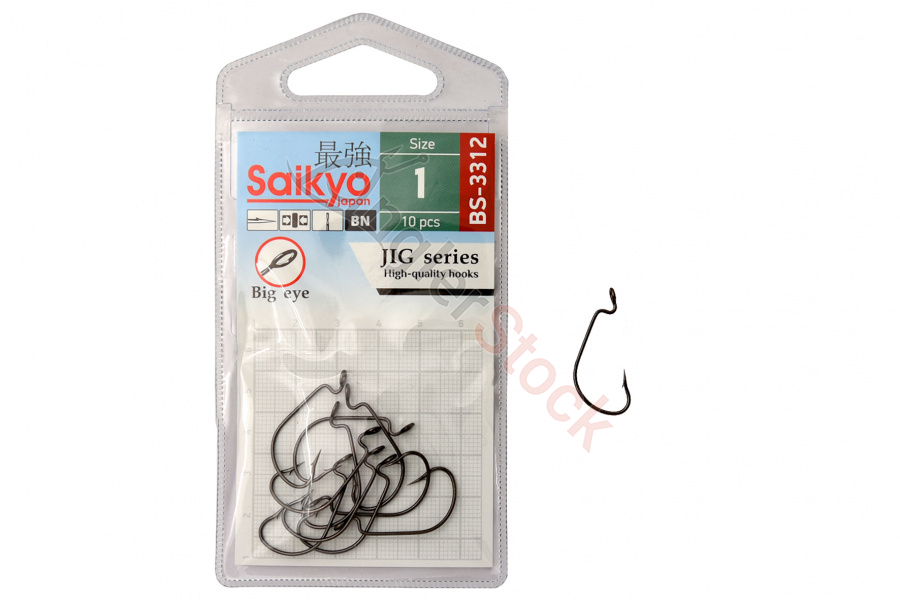 Крючки Saikyo BS-3312 BN № 1 (10 шт)