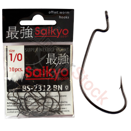 Крючки Saikyo BS-2312 BN №1/0