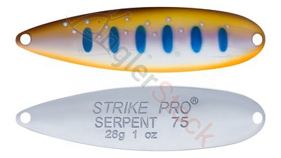 Блесна колеблющаяся Strike Pro Serpent Treble 65H тройник, 18.0 гр, 6.5 см A142-264-CP