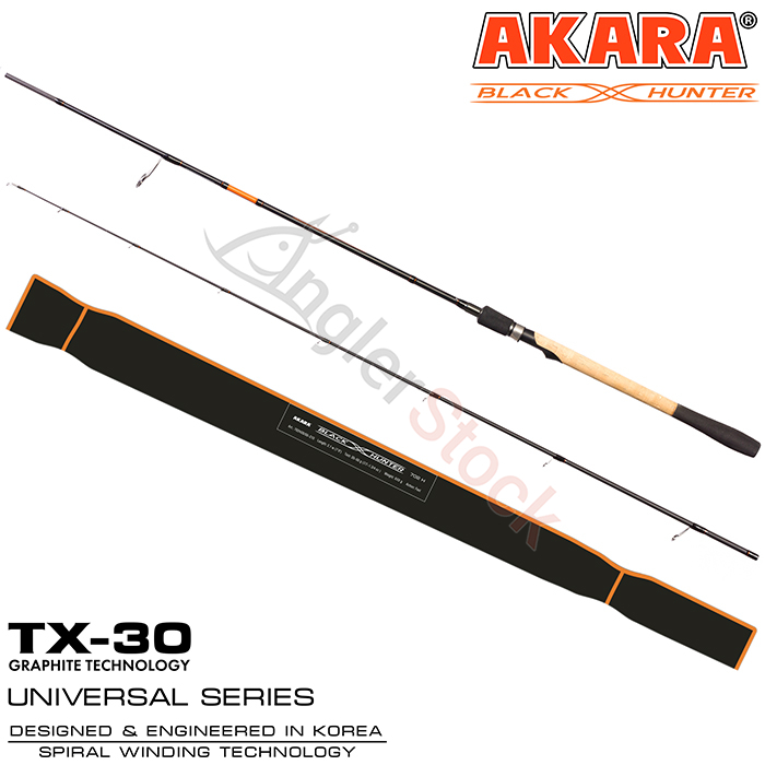 Спиннинг Akara Black Hunter (4-18) ML 210см