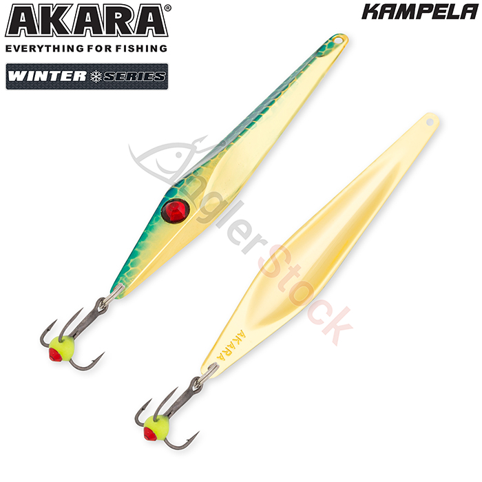 Блесна зимняя Akara Ice Kampela 75мм 9г, цвет 1-GO/GO
