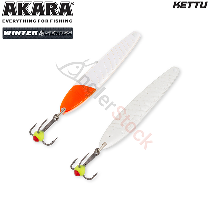 Блесна зимняя Akara Ice Kettu 50мм, 7г, цвет 3-Sil/Sil