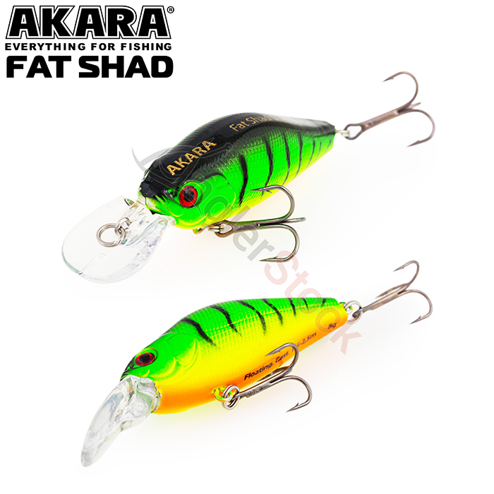 Воблер Akara Fat Shad 55F 8 г. 55мм, цвет A7