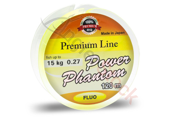 Леска Power Phantom FLUO 0.22 мм., Желтый