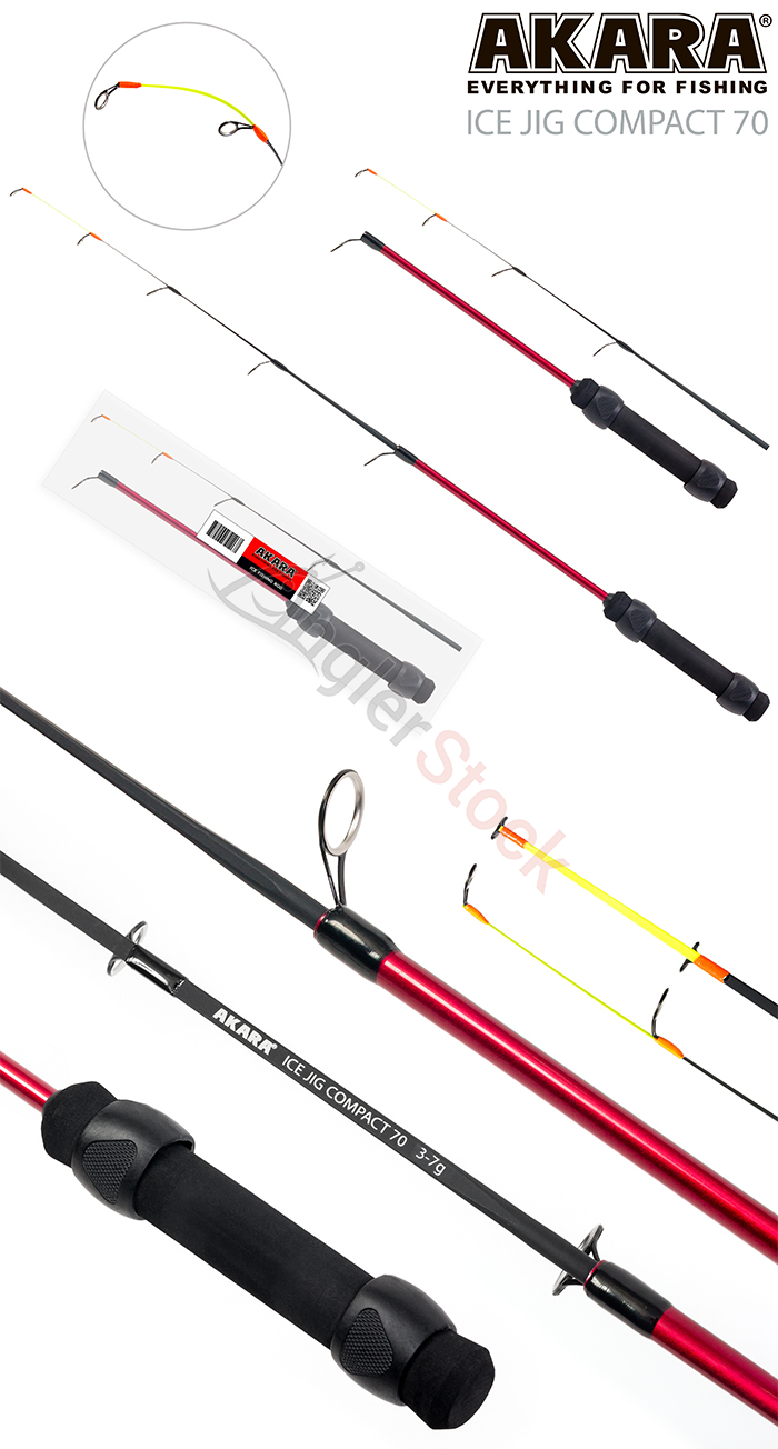 Удочка зимняя 2 колена Akara Ice Jig Compact 7г 70 см