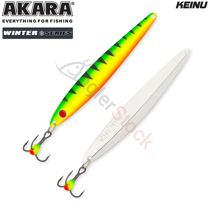 Блесна зимняя Akara Ice Keinu 60мм 6г, цвет 6-Sil/Sil