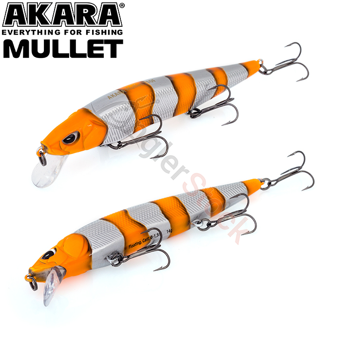 Воблер Akara Mullet 110F 14 г. 110мм, цвет A71