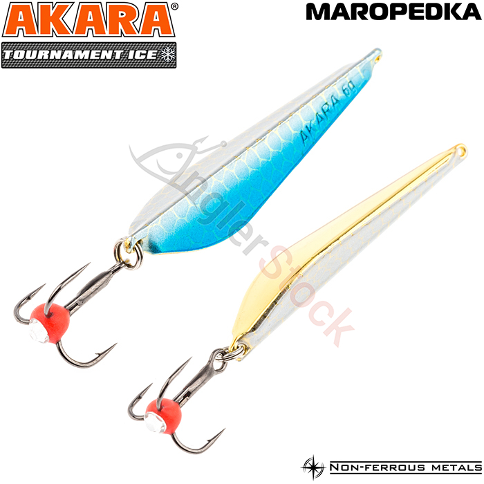 Блесна зимняя Akara Maropedka (Маропедка) Tournament Ice 35 4 г, цвет 1/Go