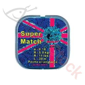 Леска Sneck Super Match 0.18 мм., Голубой
