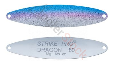 Блесна колеблющаяся Strike Pro Dragon Treble 80M тройник, 18.0гр, 8.0см #A195-CP