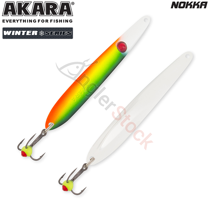 Блесна зимняя Akara Ice Nokka 75 10 г, цвет 27-Sil/Sil