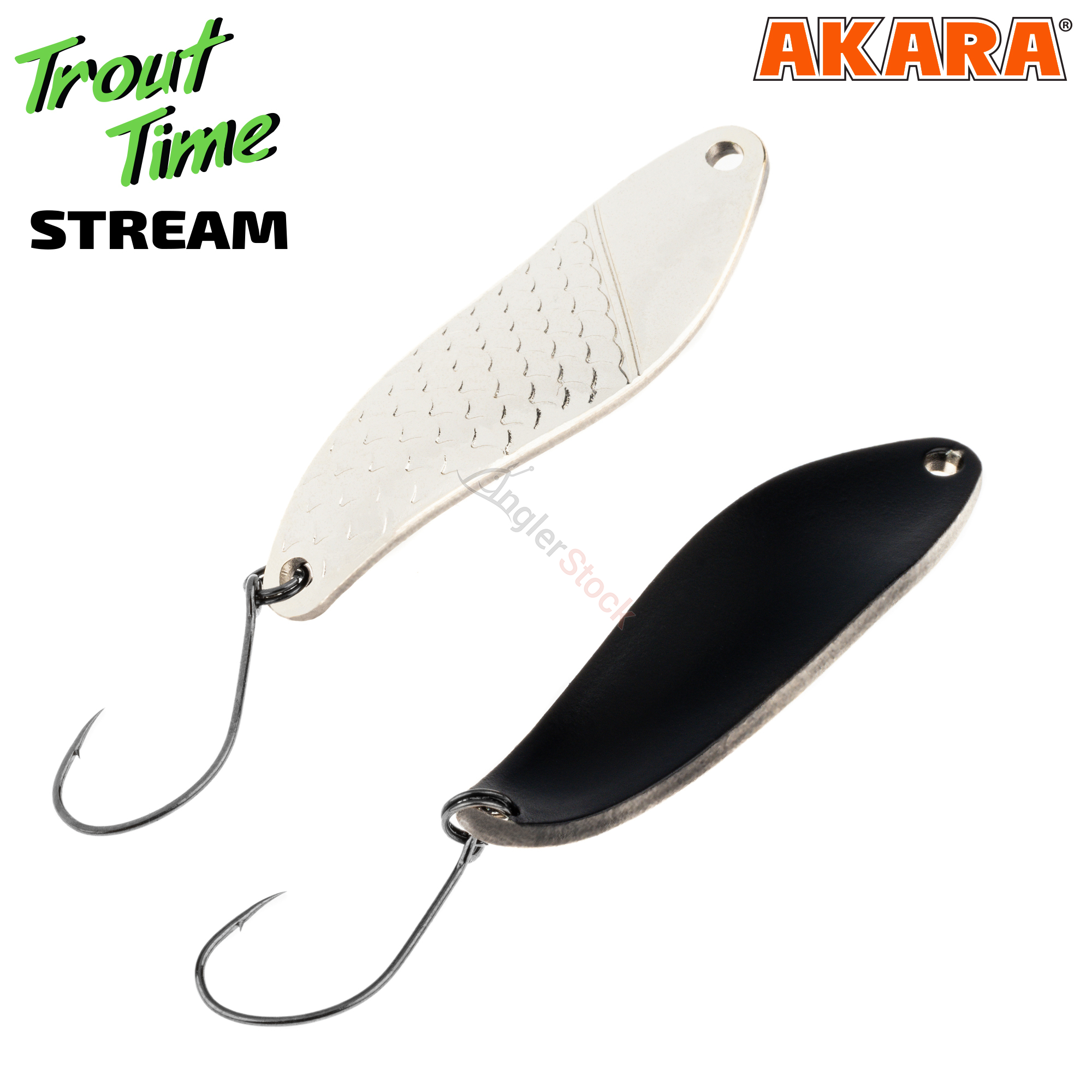 Блесна колеб. Akara Trout Time Stream 50 8,5 гр. 18/Sil