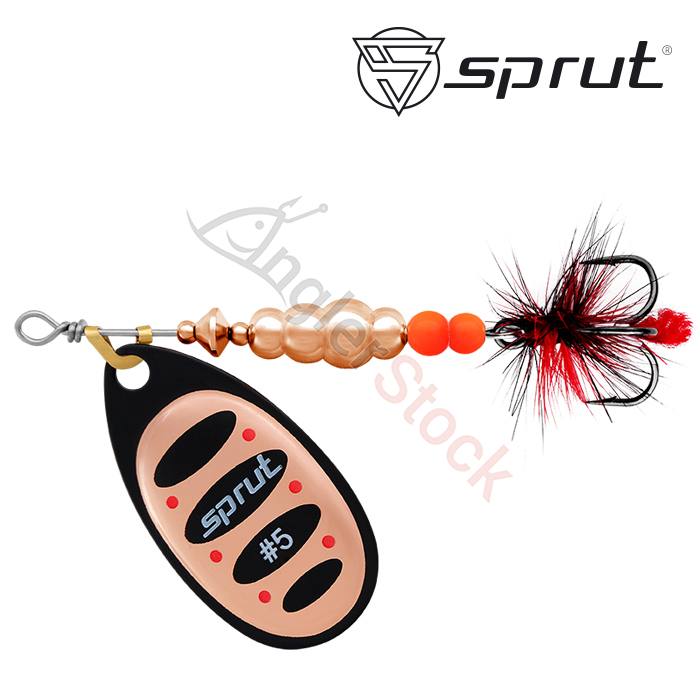 Блесна Вращающаяся Sprut Alba Ball System Spinner #5 (19g/BKC)