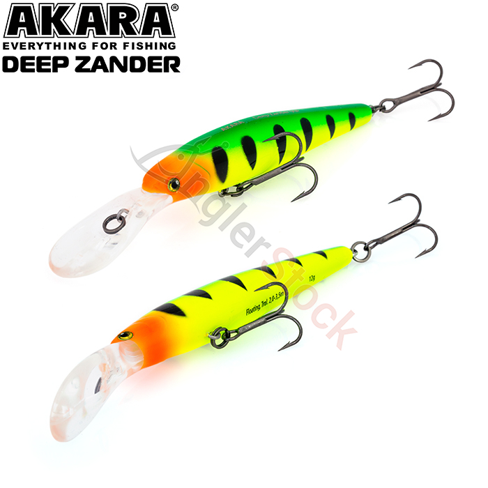 Воблер Akara Deep Zander 90 F 12 г. 90мм, цвет A102