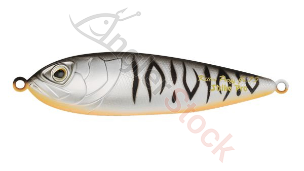 Блесна колеблющаяся Strike Pro KILLER PROFY 75, 75 мм, 13 гр, Тройник, цвет: A243ES Grey Shadow Mat 