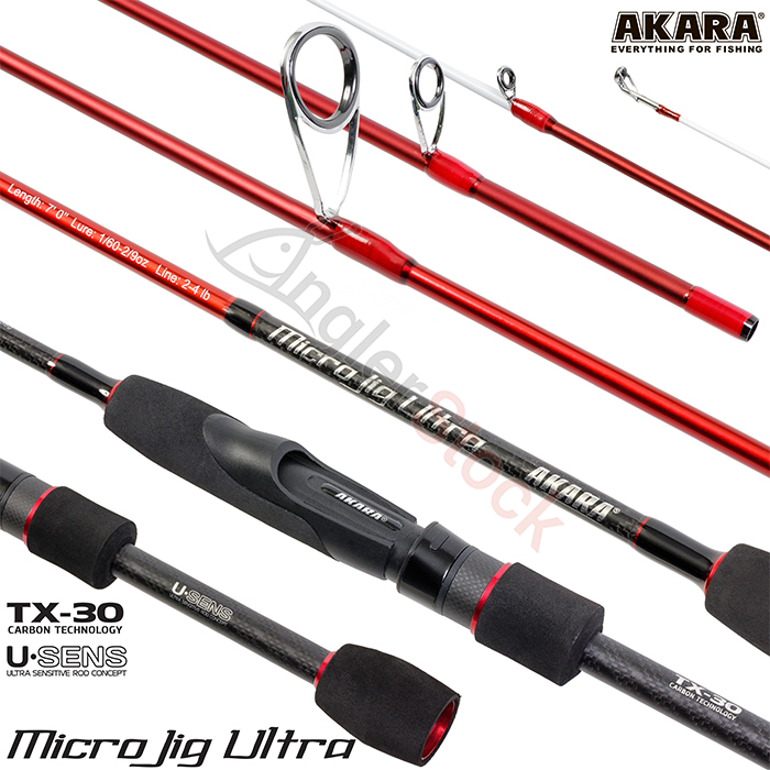 Спиннинг Akara SL1004 Micro Jig Ultra TX-30 (0,5-6) 200см