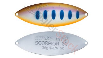 Блесна колеблющаяся Strike Pro Scorpion Treble 80H тройник, 36.0гр, 8.0см A108E-A198