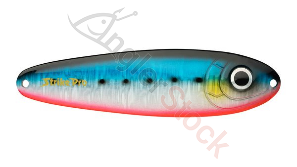 Блесна колеблющаяся Strike Pro BUSTER SPOON 140, 140 мм, 45 гр, Тройник, цвет: A234-SBO-LU Blue Back