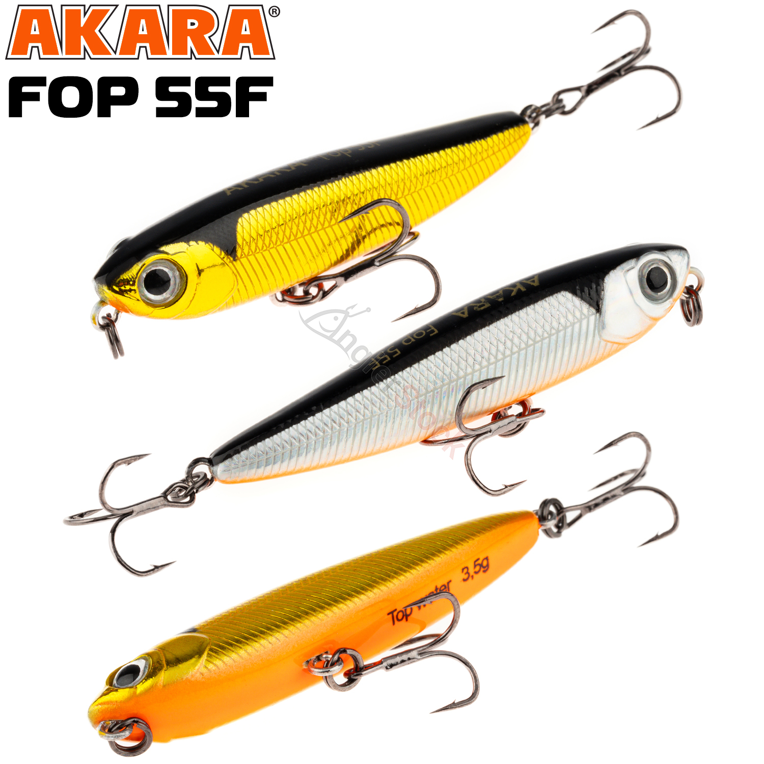 Воблер Akara Fop 55F 3,5 г. 55мм, цвет A23/59