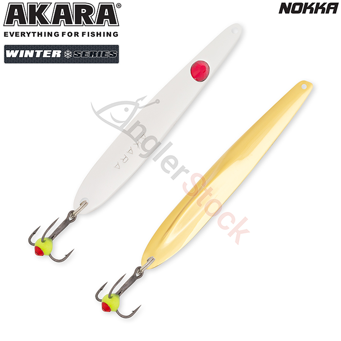 Блесна зимняя Akara Ice Nokka 60 7 г, цвет Sil/Go