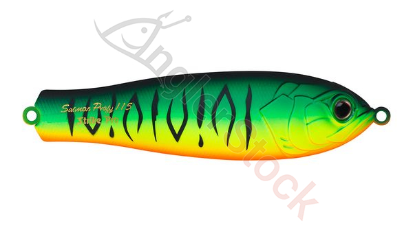 Блесна колеблющаяся Strike Pro Salmon Profy 90CD, 90 мм, 22 гр, Двойник-незацепляйка, цвет: GC01S Ma