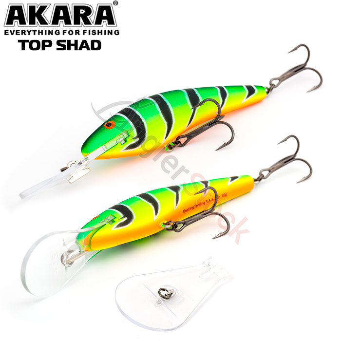 Воблер Akara Top Shad 105F 18 г. 105мм, цвет A107