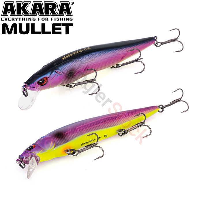 Воблер Akara Mullet 110F 14 г. 110мм, цвет A79