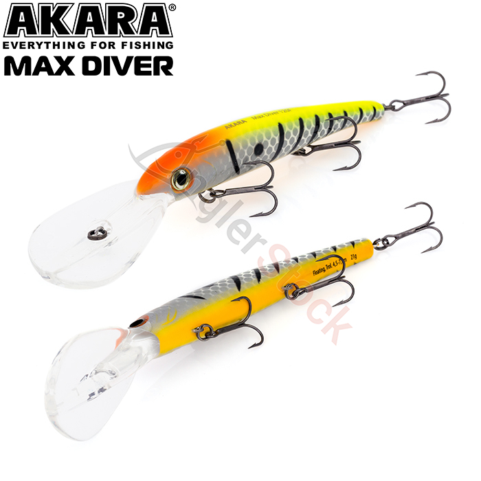 Воблер Akara Max Diver 120 F 21 г. 120мм, цвет A6