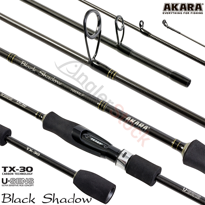 Спиннинг Akara SL1001 Black Shadow TX-30 (3,5-10,5) 230см