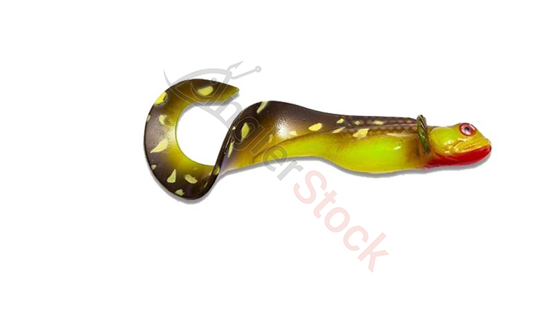 Силиконовая приманка Nettel Juvenile, 190 мм, 25 гр, цвет: Hot Pike, (уп./2шт.), (NJ-HOTPIKE-02)