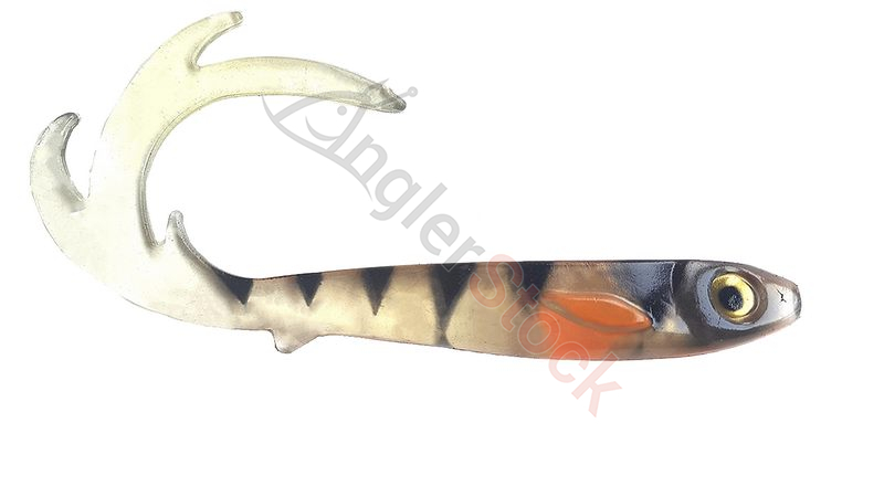 Силиконовая приманка Flatnose Dragon, 270 мм, 50 гр, цвет: Transparent Perch, (FN-D_T-PERCH-06)