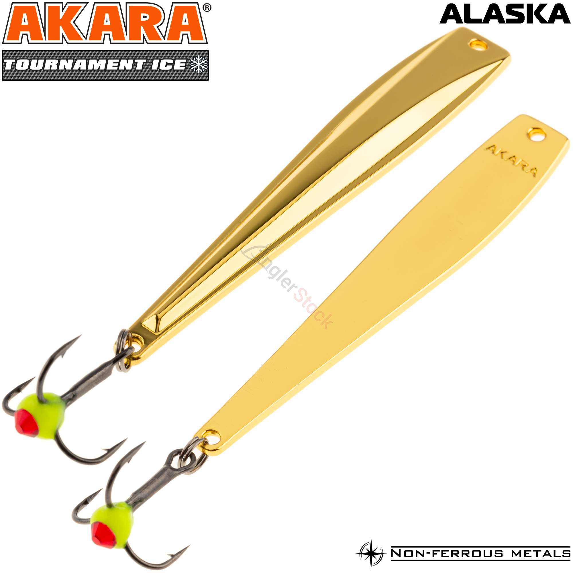 Блесна зимняя Akara Tournament Ice Alaska 70 8 г, цвет Go