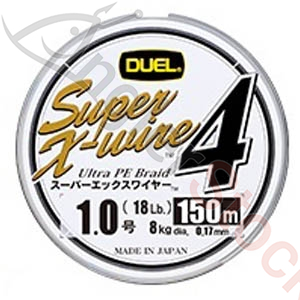 Пл.шн. Duel PE Super X-Wire 4 150m 5color #0.8