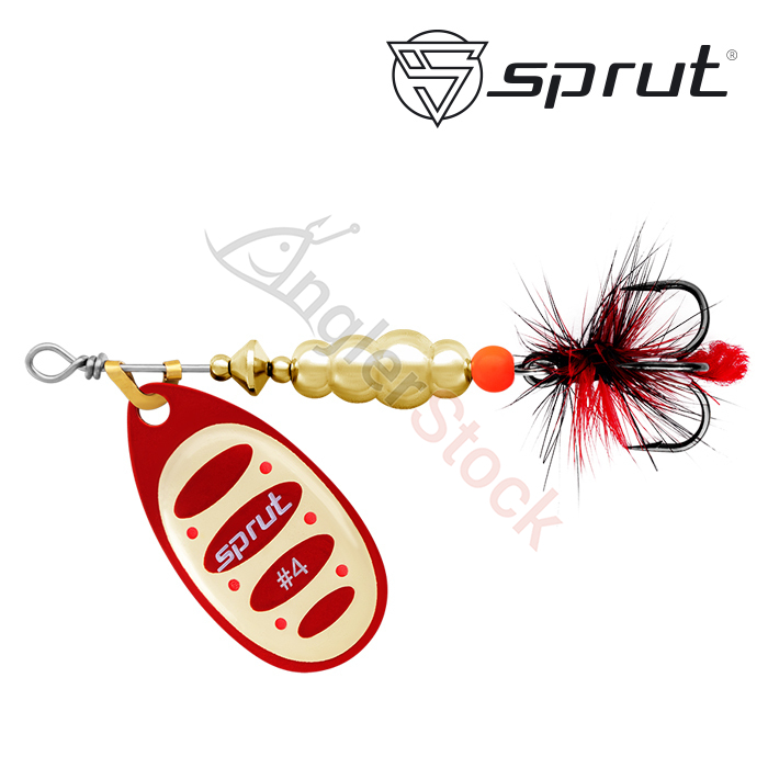 Блесна Вращающаяся Sprut Alba Ball System Spinner #4 (12,5g/RG)