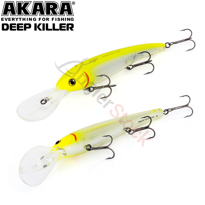 Воблер Akara Deep Killer 120 F 20 г. 120мм, цвет A148