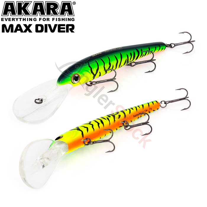 Воблер Akara Max Diver 120 F 21 г. 120мм, цвет A68