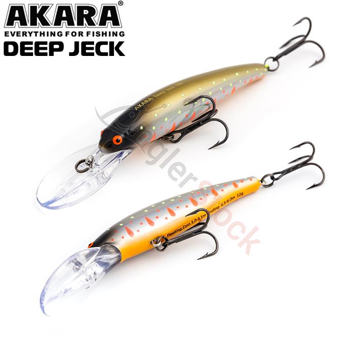 Воблер Akara Deep Jeck 90F 12 г. 90мм, цвет A110