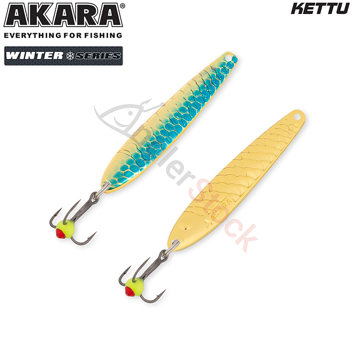 Блесна зимняя Akara Ice Kettu 50мм, 7г, цвет 1-Go/Go
