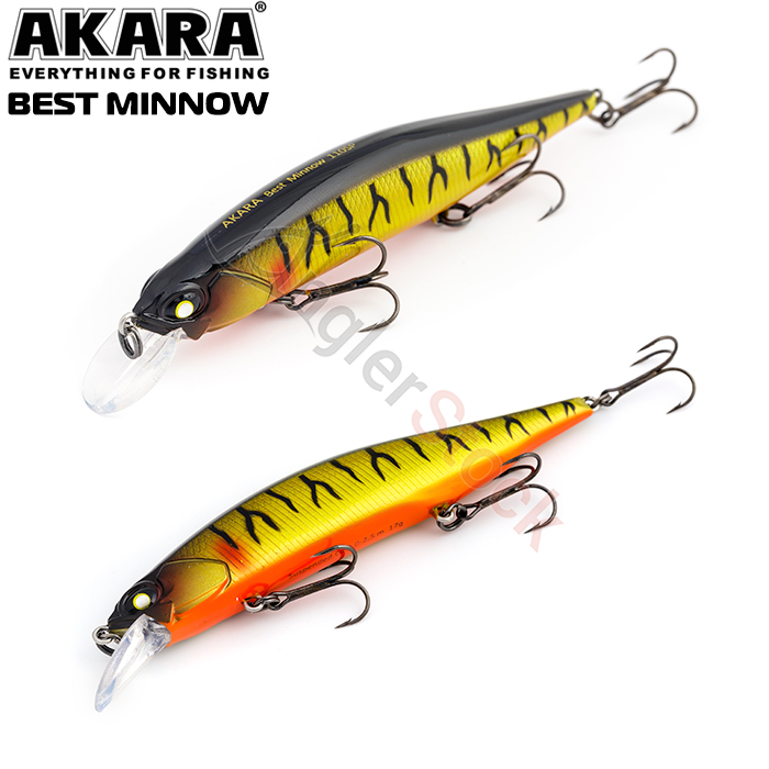 Воблер Akara Best Minnow 15 г. 100мм, цвет A108