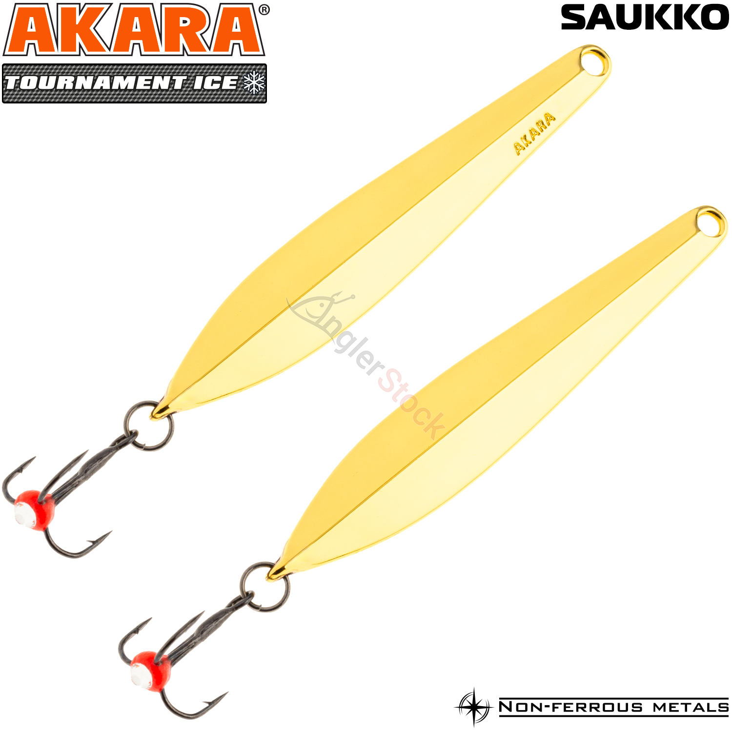 Блесна зимняя Akara Tournament Ice Saukko 50мм 4,5г, цвет Go.