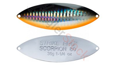 Блесна колеблющаяся Strike Pro Scorpion Single 60M одинарник-незацепляйка, 14.0гр, 6.0 см A70-713-CP